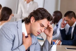 Philadelphia Commercial AC Maintenance - office worker sad because AC is not working well - EMCO Tech