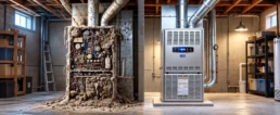 Skipped Your Furnace Maintenance - Furnace Transformation Before and After