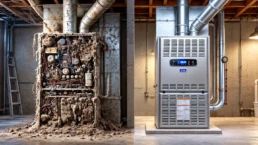 Skipped Your Furnace Maintenance - Furnace Transformation Before and After