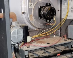 Furnace Smells Like Rotten Eggs Why It's Dangerous and How to Fix It Fast - EMCO Tech Furnace fixing without cover