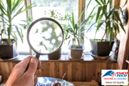 Indoor Air Quality - Checking Through Magnifying Glass