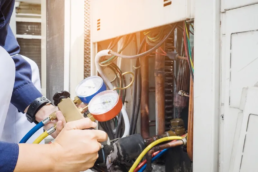AC Tune Up Technician with Freon Gages