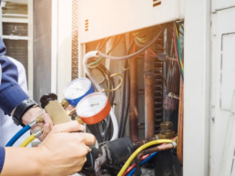 AC Tune Up Technician with Freon Gages