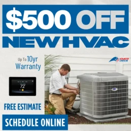 EMCO Tech New HVAC Coupon $500 OFF with 10-year warranty