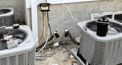 HVAC Services Feasterville PA - outside compressor repairs