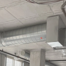 Central Air Conditioning Installation Services - Spiral Air Duct System
