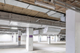 Central Air Conditioning System - Air Ducts in Garage Project