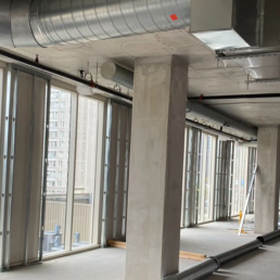 Commercial Central Air Duct Installation