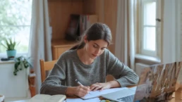 Woman Learning Furnace Not Working Troubleshooting Guide by EMCO Tech