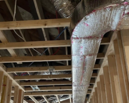 Commercial Air Duct and Heat Pump System Installation in Apartments