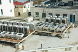 Commercial HVAC Systems on Roof