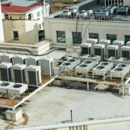 Commercial HVAC Systems on Roof