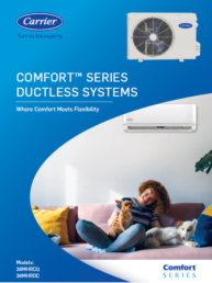 Carrier Comfort Product Line Mini Split