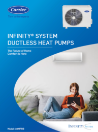 Carrier Infinity Product Line Ductless Systems Brochure