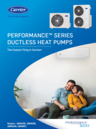 Carrier Performance Mini Split Product Line Brochure