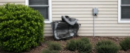 EMCO Tech AC Troubleshooting - Why Your Air Conditioner Isn't Working - AC unit vandalized