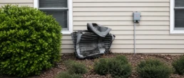 EMCO Tech AC Troubleshooting - Why Your Air Conditioner Isn't Working - AC unit vandalized