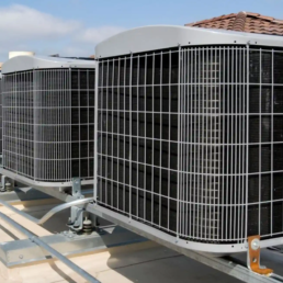 Commercial Heat Pump Systems on Roof