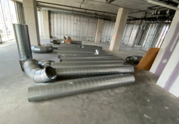 Commercial Spiral Air Duct and HVAC Installation by EMCO Tech