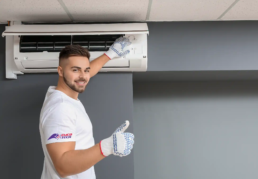 Mini-Split Installation & Replacement in Philadelphia - EMCO Tech Technician Finished Installation
