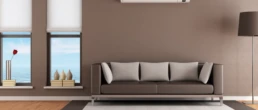 Ductless Mini Split System - Indoor Unit in a Room