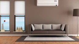 Ductless Mini Split System - Indoor Unit in a Room