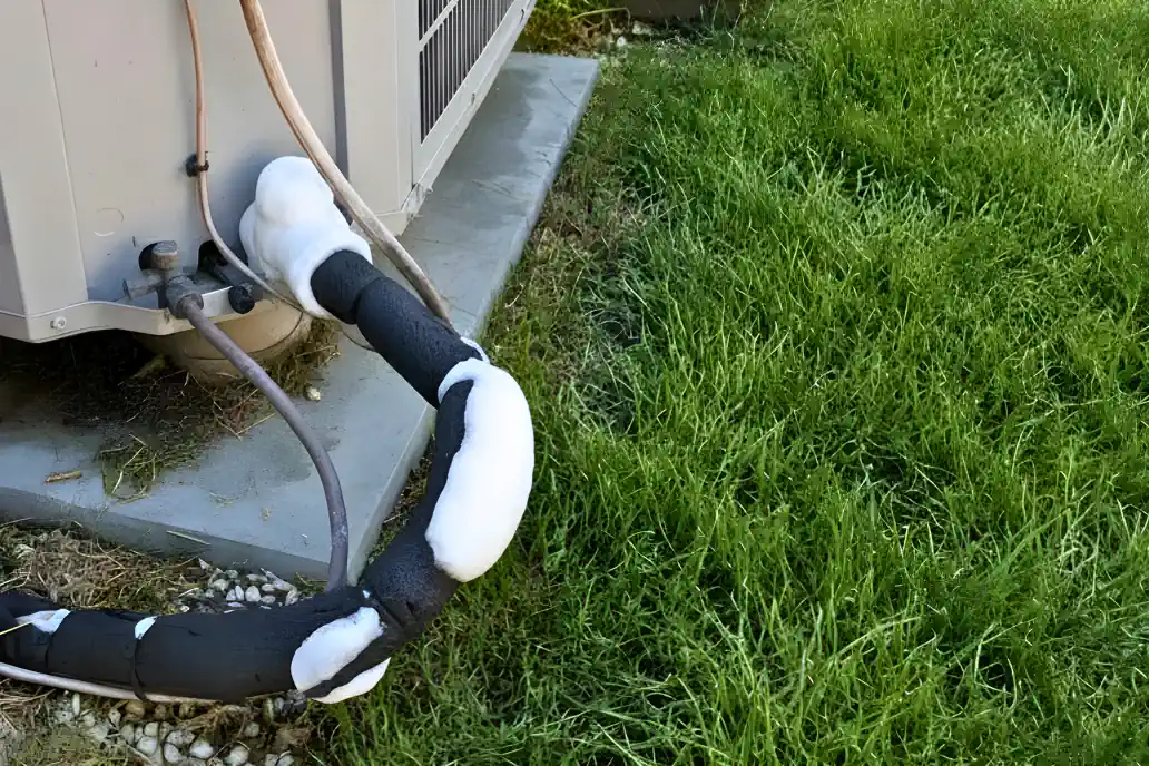 Air Conditioner is low refrigerant - ice buildup on refrigerant lines