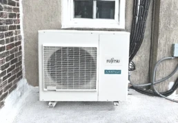 HVAC Services in Warrington - Fujitsu Ductless Mini-Split Installation of the Roof