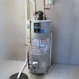 Bradford White High Efficiency Power Vent Gas Water Heater Installation by EMCO Tech Heating and Cooling in Willow Grove PA