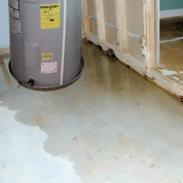 Electric Water Heater Leaking in the Basement - Water Heater Replacement by EMCO Tech