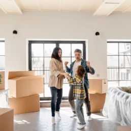 Happy Family Purchased a New Home in Swarthmore PA - New Construction HVAC Services - EMCO Tech