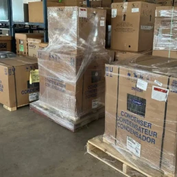 Jenkintown Location EMCO Tech HVAC Service Company Warehouse with Heating and AC Equipment