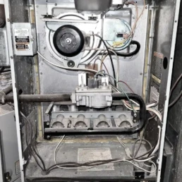 Gas Furnace Services in Philadelphia - Emco Heating Cooling - Gas Furnace Without Cover