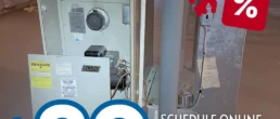 EMCO Tech Heater Tune-Up Special $89 - Heating System Removed Cover