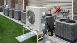 Heat Pump Installation Services by EMCO Tech - Several Heat Pumps Outside Installed