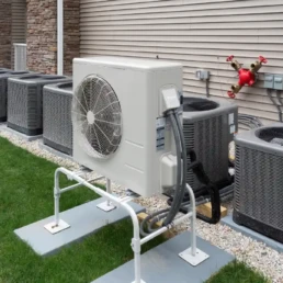 Heat Pump Installation Services by EMCO Tech - Several Heat Pumps Outside Installed