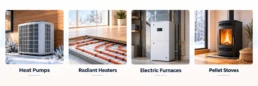 Alternatives to gas furnace for winter heating