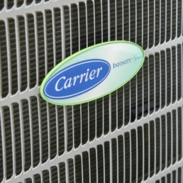 Carrier Infinity Logo on The System - EMCO Tech