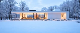 Modern home in Winter - EMCO Tech Gas Furnace Alternatives Post