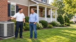 EMCO Tech Educates Customer About HVAC Maintenance Calendar for Greater Philadelphia Homes