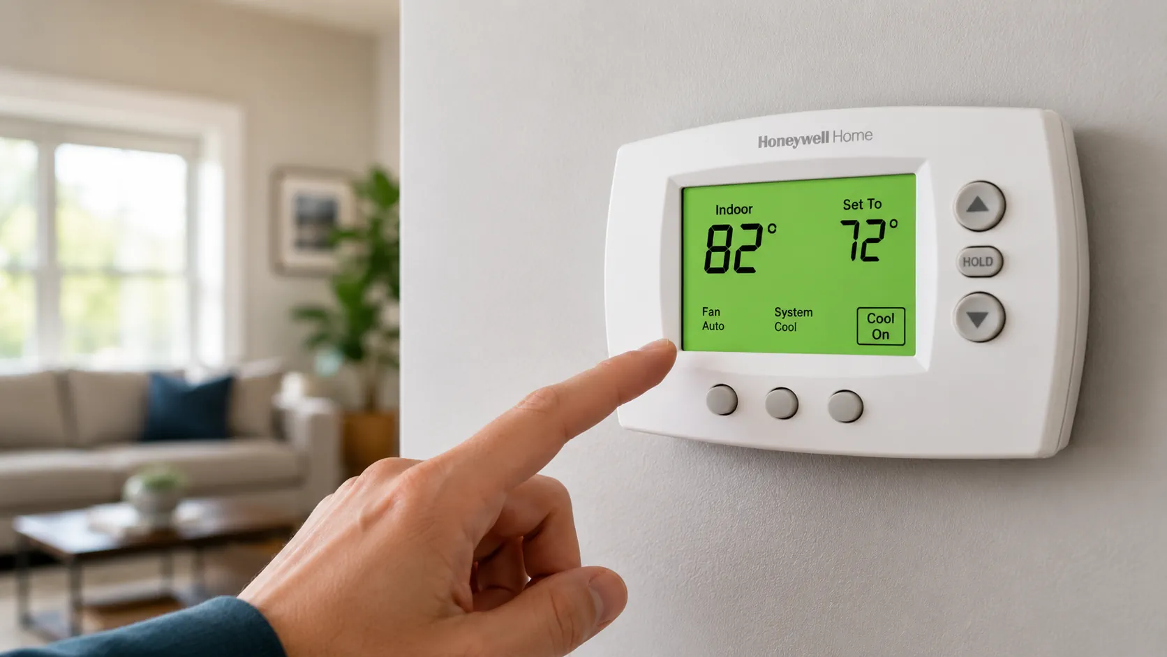 Thermostat set to COOL and Fan AUTO when turning on AC for the first time after winter - EMCO Tech