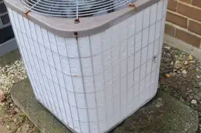 Covered in Ice Dirty AC Unit - EMCO Tech