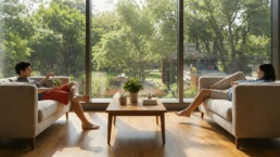 People enjoying hot summer day in their home - EMCO Tech - Will Your AC Survive Summer 2026
