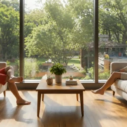 People enjoying hot summer day in their home - EMCO Tech - Will Your AC Survive Summer 2026