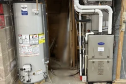 Drexel Hill Water Heater and Carrier HVAC Installation by EMCO Tech