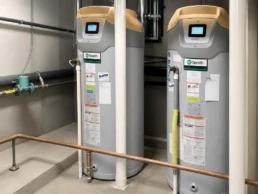 EMCO Tech commercial water heater installation setup in New Hope PA