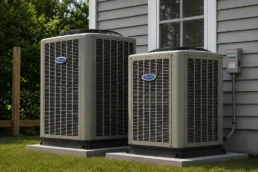 HVAC Services in Richboro PA - Outdoor AC units beside the house
