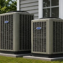 HVAC Services in Richboro PA - Outdoor AC units beside the house