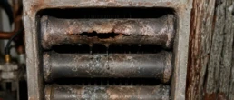 Corroded Heat Exchanger Leak - Cracked Heat Exchanger on Old Boiler