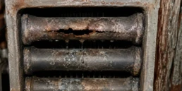 Corroded Heat Exchanger Leak - Cracked Heat Exchanger on Old Boiler